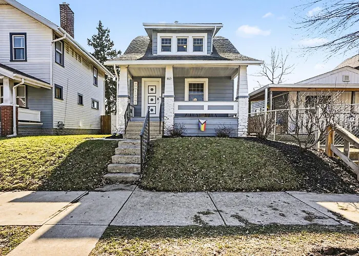Сasa de vacaciones Luxe 2br Franklinton - Private Patio - 2car Garage Columbus